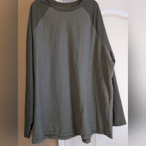 dip Men's Olive Long Sleeve Shirt